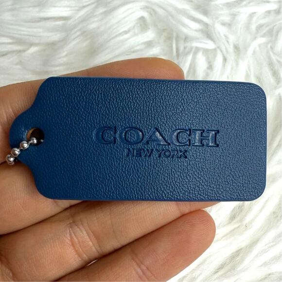 2" COACH Fob Bag Charm Hang tag Hangtag - Picture 1 of 2